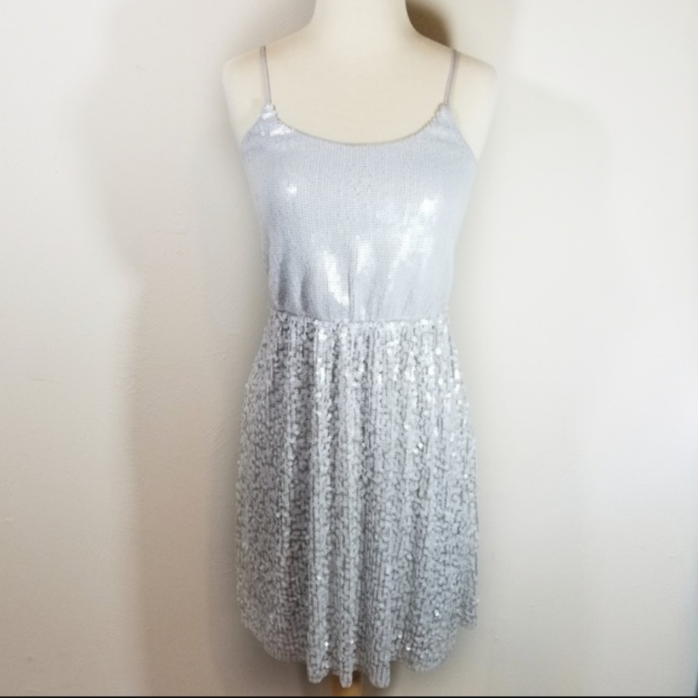 Express sequin dress